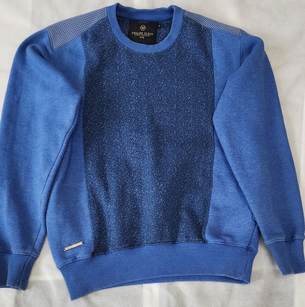 Philipp Plein Blue  Sweatshirt Size M